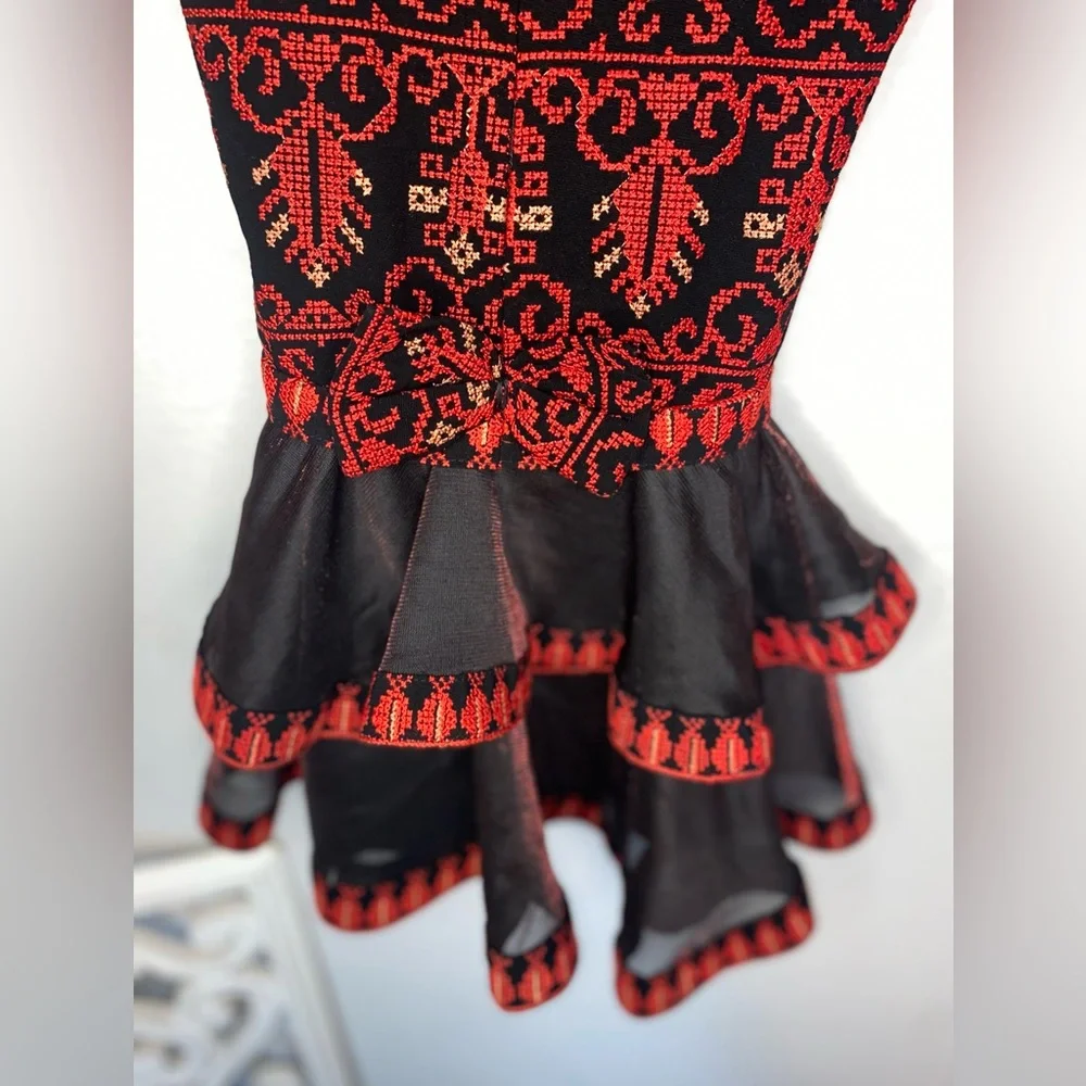 Girls embroidered ruffle dresses size 2T BRAND NEW no tags though! - Picture 8 of 11